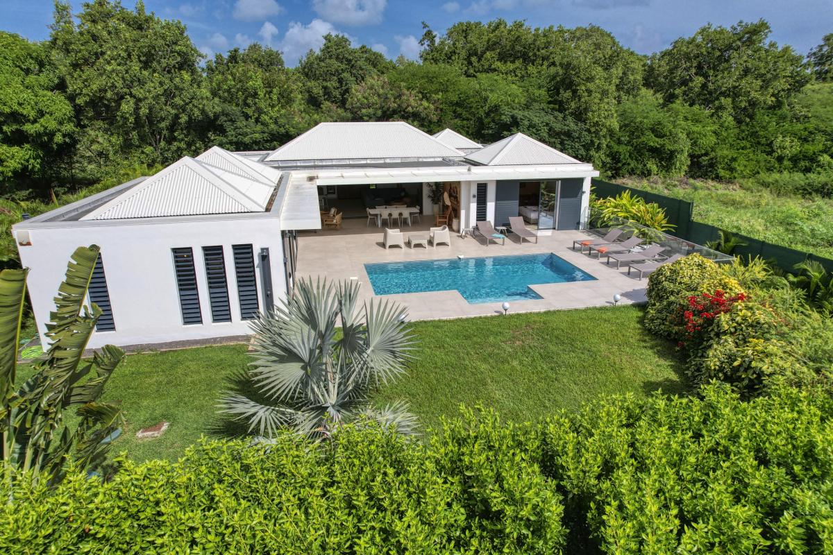 45.Location villa piscine Saint François Guadeloupe_Vue du ciel